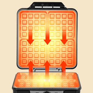 4-Slice Belgian Waffle Maker