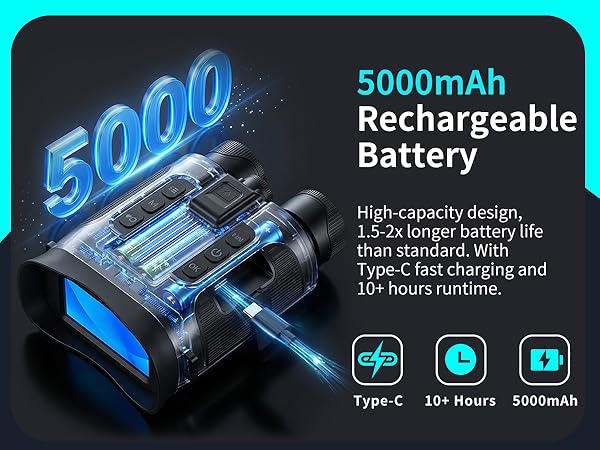 Night Vision Goggles for Adults, 4K Night Vision Binoculars