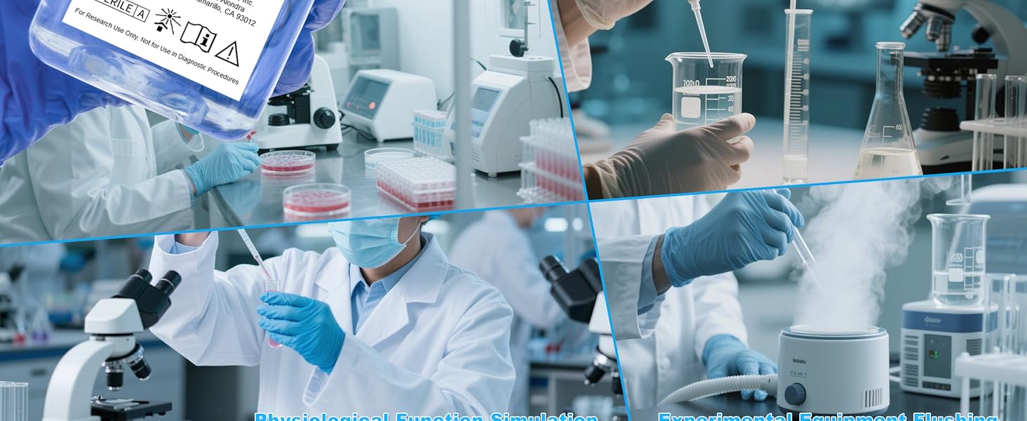 0.9% Normal Saline Solution, 1000ml 0.1um Filtration Sterilized SPSS Buffer