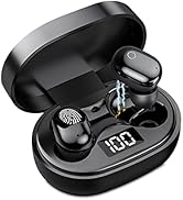 KO-STAR True Wireless Earbuds, 5.1 Bluetooth Earbuds, Mini in-Ear Earbuds with Mic, LED Display, ...