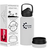 HydraNest 32oz Stainless Steel Water Bottle with Straw - Durable &amp; Leak-Proof - Portable for Trav...