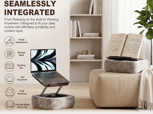 Lap Book Pillow Holder