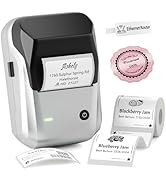 NIIMBOT B1 Label Maker, Portable Bluetooth Thermal Label Printer with Large Waterproof Tape and M...