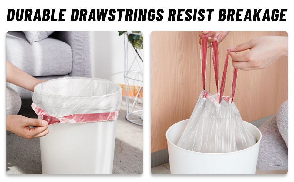 8 gallon trash bags unscented