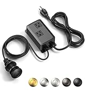 ANWOLL Garbage Disposal Air Switch Kit -Professional- Dual Outlet, Sink Top Waste Disposer On/Off...
