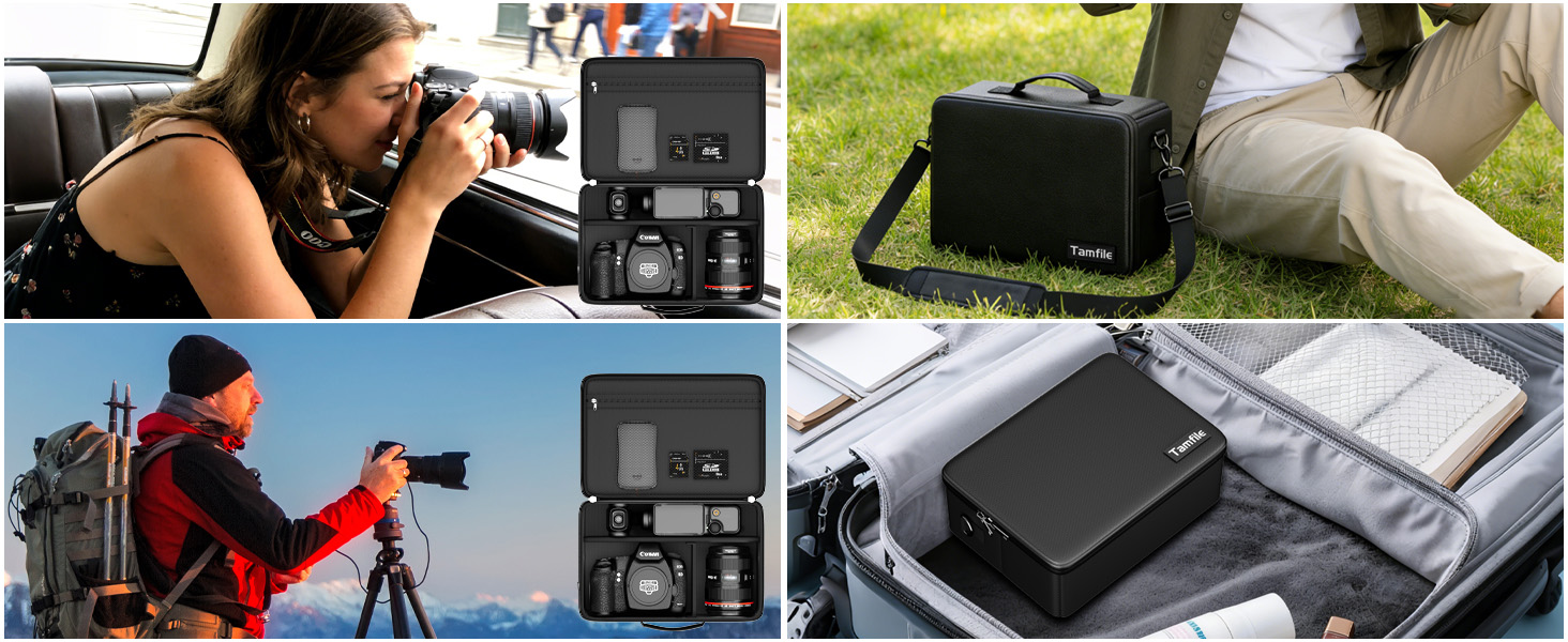 Series of shots showing a person using a laptop or computer setup in a dark environment, captured from different angles.