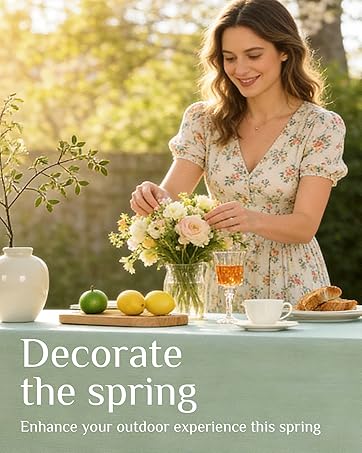 spring tablecloth