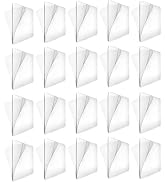 Juroicessry 20Pcs Transparent Wall Mounted Replacement Sticky Pads for Kitchen Bathroom Shower Ca...