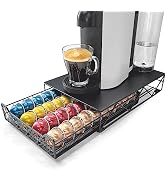 RECAPS Coffee Pod Holder Pod Drawer Storage Pods Holder Coffee Capsules Kitchen Organizer Compati...