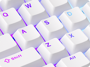 shine through keycap