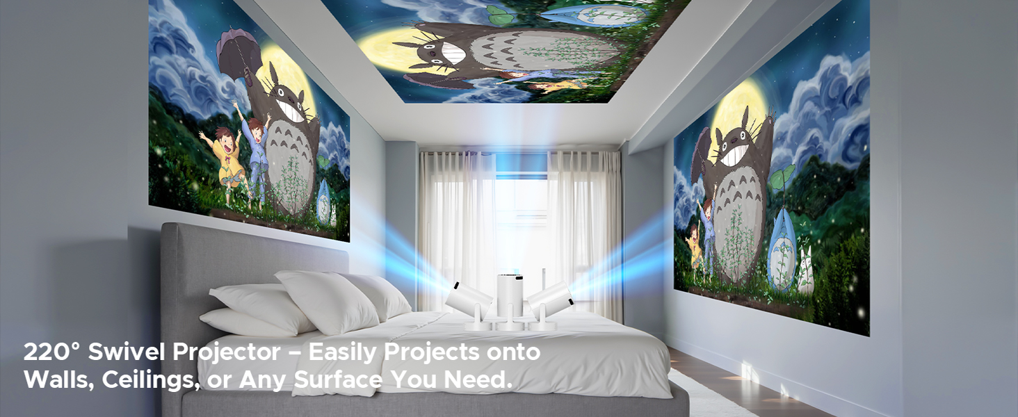 movie projector for bedroom