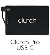 Clutch - Pro USB-C Portable Charger - Compatible with USB-C Devices - Power Bank - Magnetic Batte...