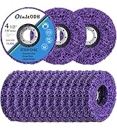 15 Pcs 4-1/2" x 7/8" Strip Discs Bulk, Paint Stripping and Rust Removal Wheels for Angle Grinders...