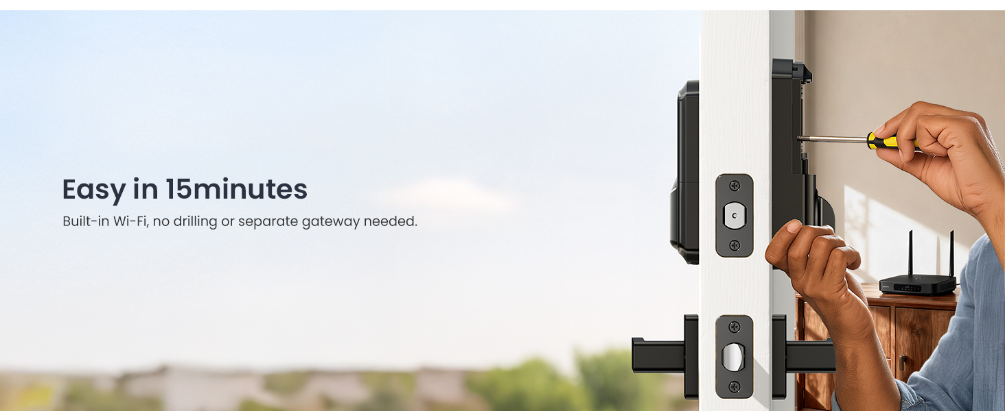 keyless deadbolt Easy in 15minutes