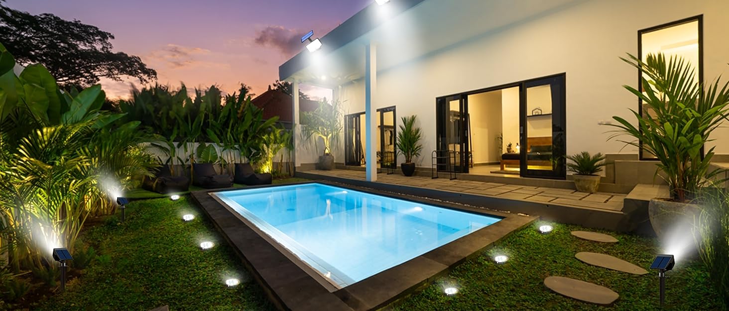 solar outdoor lights pathway