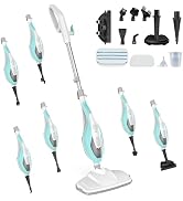 DUMOS 10-in-1 Multifunctional Steam Mop, 1550W Detachable Handheld Steam Cleaner, 16FT Power Cord...