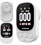 Pildegro 3-in-1 Carbon Monoxide Detector Plug in, Professional 2.1" LED Plug-and-Play Real-Time C...