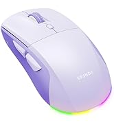 seenda Wireless Bluetooth Mouse, Bluetooth &amp; 2.4G USB Dual Mode, Rechargeable LED, Quiet Clicks, ...