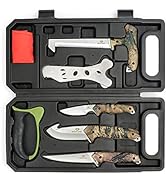 MOSSY OAK Hunting Field Dressing Kit - Portable Butcher Game Processor Set (8-piece)