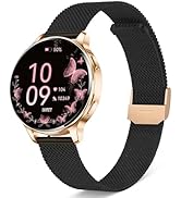 Iaret Smart Watches for Women, 1.27? Fitness Tracker with Heart Rate SpO2 Sleep Monitor, 4 Bands,...