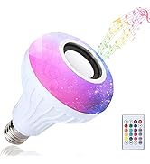 BSOD LED RGB+White Bulb Light Smart Bluetooth Music Audio Speaker Changing Color Lamp Shower Head...
