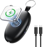MIZUIA Portable Wireless Charger for Apple Watch,4000mAh Compact Travel Keychain Battery Pack for...