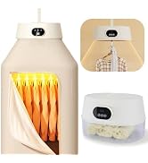 Fieldspark Portable Clothes Dryer, 2-in-1 Hanging &amp; Desktop Drying Machine with Remote, 8H Timer,...
