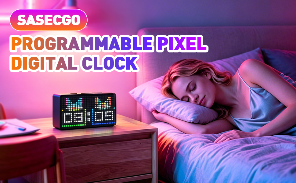 Programmable Pixel Digital Clock