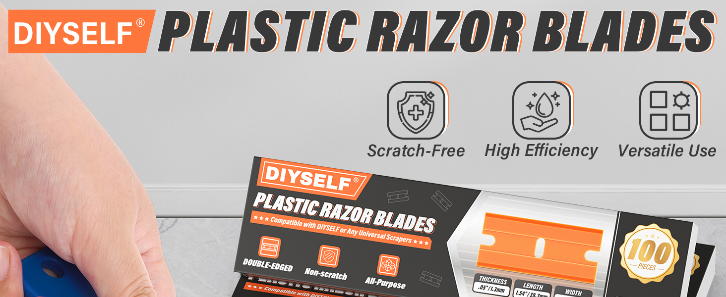Plastic Razor Blades