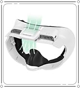 KKCOBVR K3 Facial Interface Fan with PU Leather Face Pad Compatible with Meta Quest3, Relieve Len...
