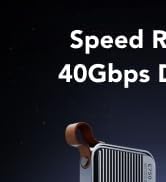 Lexar E750 40Gbps M.2 NVMe SSD Enclosure, Tool Free Installation Compatible with Thunderbolt 4/3/...