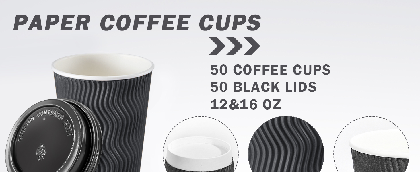 Lamosi Insulated Corrugated Paper Cups