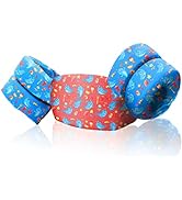 Kids Swim Vest 30-50 Lbs Pool Jacket for Toddler Learn-to-Swim Water Wings Arm Band Floats with B...