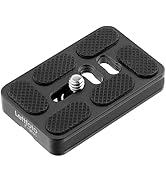 LEFTFOTO 60mm Universal Camera Quick Release Plate Metal Small QR Tripod Camera Body Mount Plate ...