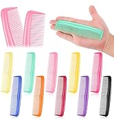 HOFASON 200 Pack Combs Bulk for Women Kids Homeless, Individually Wrapped Plastic Pocket Hair Com...