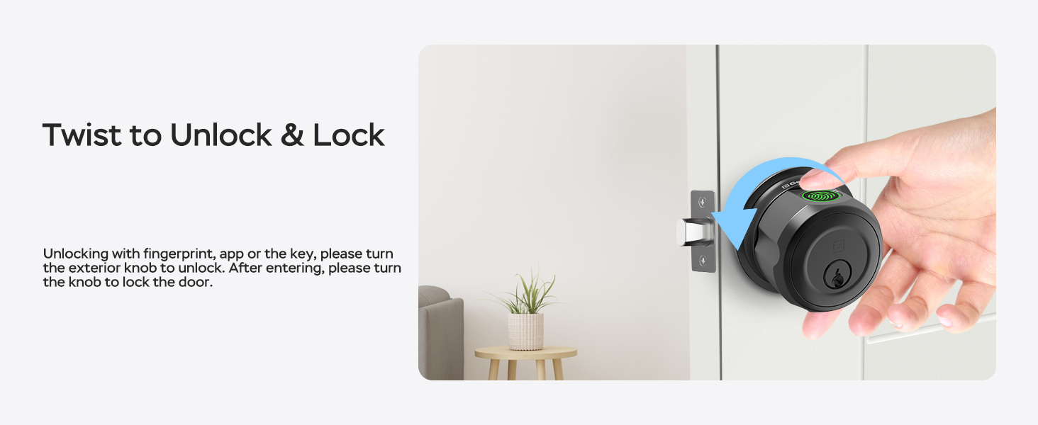 Twist to Unlock &amp;amp; Lock