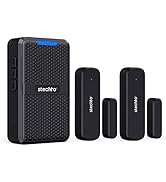 Wireless Door Chime, 600ft Range 2 Magnetic Door Alarm Sensor 1 DoorBell Plugin Receiver set with...