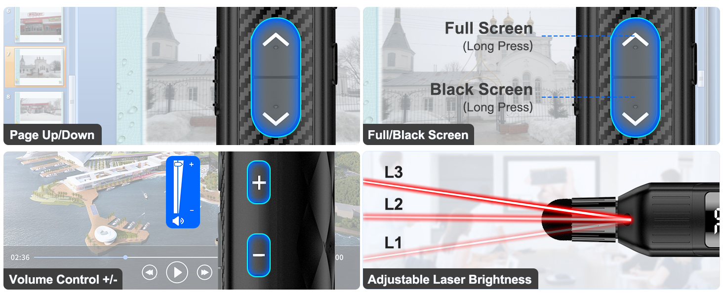 presentation clicker wireless presenter remote clicker