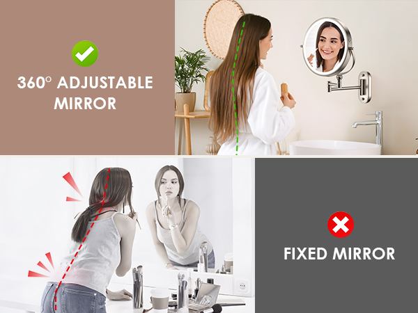 makeup mirror wall mirror light up mirror magnifying mirror with light