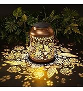 TECKNET Hummingbird Solar Lanterns Outdoor Waterproof - Hanging Solar Lights Decoration for Garde...