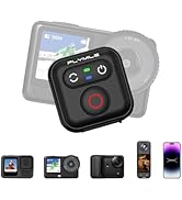 Flymile Bluetooth Remote Control for Insta360 X5/X4/X3/ACE Pro 2/Go 3s, 51M Range Waterproof Smar...
