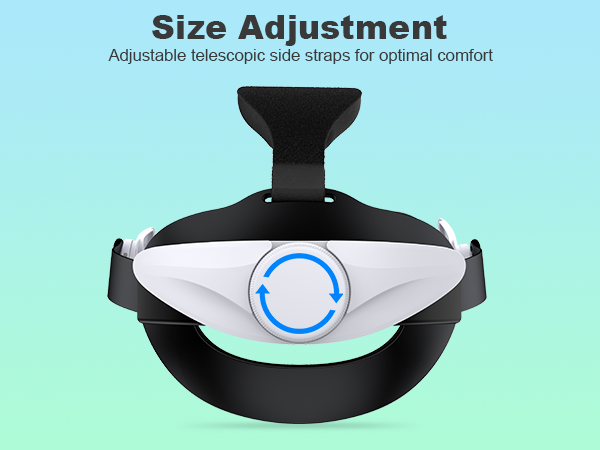 VR Headset Strap with Adjustment Dials, Quick-Switch Reality Design
