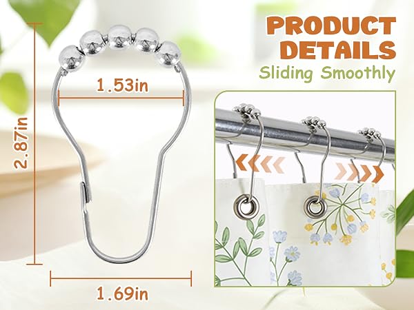 Shower Curtain Hooks