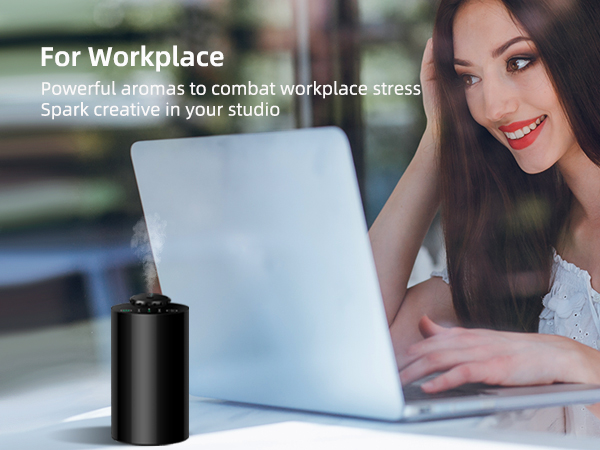 waterless car diffuser essential oil scent aromatherapy air freshener battery operated mini cordless