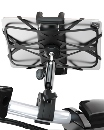 Bike Tablet Phone Holder with Silicone Security Band