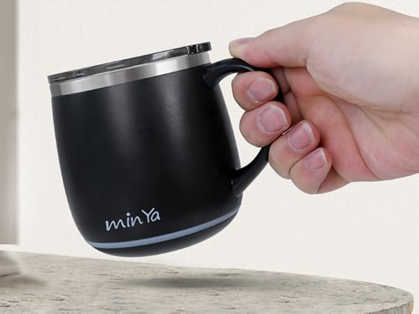 min Ya Temperature Control Smart Mug Smooth and comfortable grip handle