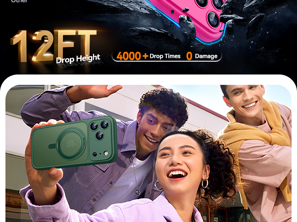 360° Magnetic Stand compatible with iPhone 17 Pro Case with Camera Control