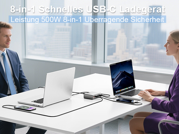 Charging two computers simultaneously