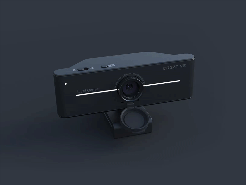 Creative Live! Cam 4K UHD USB Webcam with Backlight Compensation