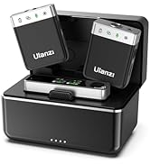 ULANZI AM18 Wireless Lavalier Microphone Sys w Charging Case, Intelligent LCF Noise Reduction - 8...